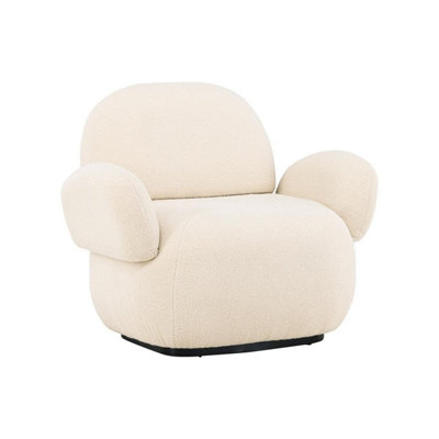 Sevilla Boucle Armchair, Beige Sofa, Single Sofa