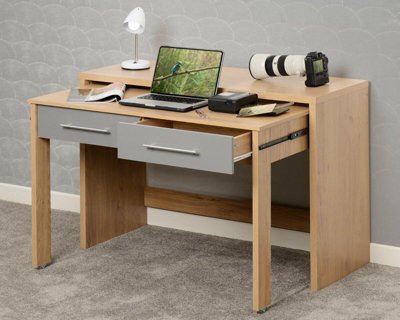 Oak deals veneer desk