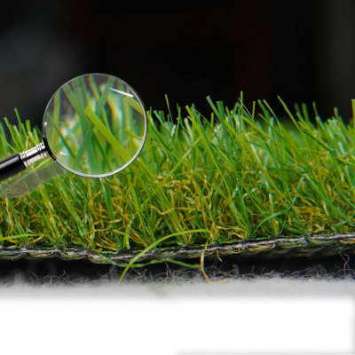 Seville 35mm Artificial Grass, Premium Quality Outdoor Artificial Grass, Fake Grass For Patio-12m(39'4") X 4m(13'1")-48m²