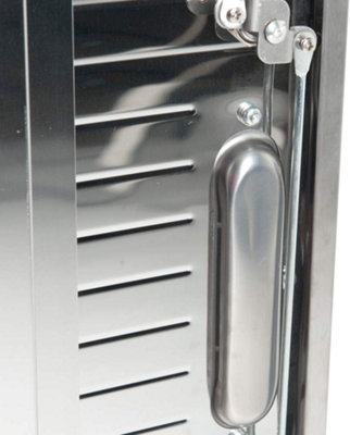Seville Classics Garage Storage Cabinet 6x3 With Wheels 3 Adjustable Shelves