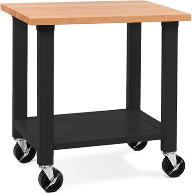Seville Classics Graphite Grey Ultra HD Mobile Workstation 3ft Wide - 3
