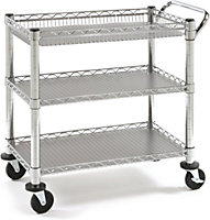 Seville Classics Stainless Steel Utility Cart