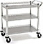 Seville Classics Stainless Steel Utility Cart