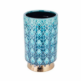 Seville Collection Paragon Large Vase - Ceramic - L16 x W16 x H27 cm