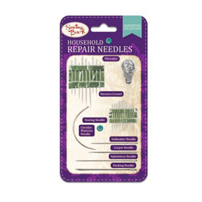 Sewing Box Sewing Needles Set (Pack of 27) Silver (One Size)