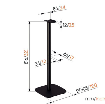 SFS 4133 Sonos speaker stand for Era 300 (black) - 6