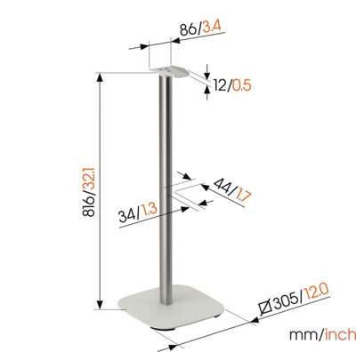 SFS 4133 Sonos speaker stand for Era 300 (white) - 5