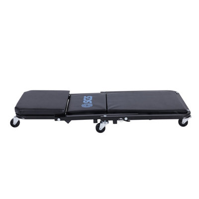 SGS 2-in-1 Car Creeper / Workshop Stool on Wheels Steel & Cushioned For ...