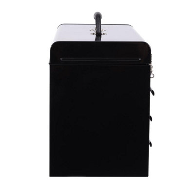 SGS 20in 3 Drawer Steel Tool Box, Robust, Smooth Slides, Latches & Padlock Loop