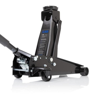 SGS 3 Tonne Heavy Duty Trolley Jack, Hydraulic, Steel - 465mm Max. Lift Height