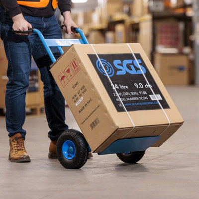 SGS Heavy Duty Pro Sack Truck Sturdy Steel 200kg Load, Comfort ...