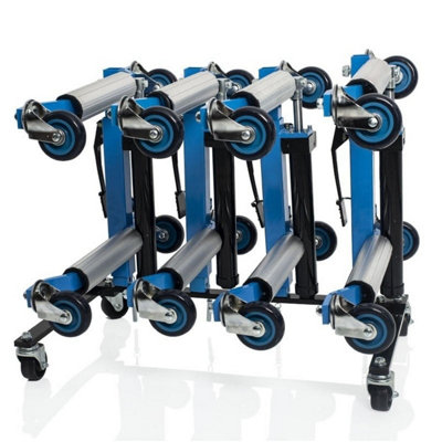 SGS Hydraulic Wheel Skate Storage Rack, Heavy Duty Steel, Portable ...