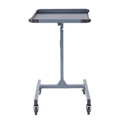 SGS Mobile Workstation Table Adjustable Height Non Slip PVC Mat Bumpers ...