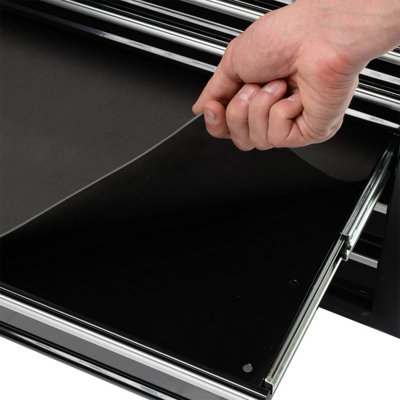 SGS Pro 7 Drawer Side Locker Tool Cabinet, Steel, Drawer Liners ...