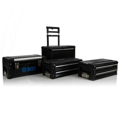 SGS Tool Box Cart 4 Part Stackable Storage 4 Drawers Wheels Handle ...