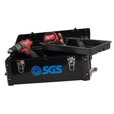 SGS Tool Box Cart 4 Part Stackable Storage 4 Drawers Wheels Handle ...
