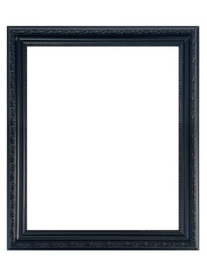 Shabby Chic Black Photo Frame 8 x 6 Inch