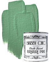 Shabby Chic Chalk Based Furniture Paint 1 Litre Cottage Green