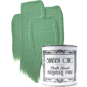 Shabby Chic Chalk Based Furniture Paint 1 Litre Cottage Green