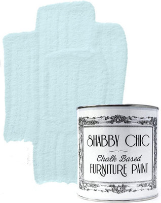 Shabby Chic Chalk Based Furniture Paint 1 Litre Duck Egg Blue