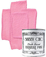 Shabby Chic Chalk Based Furniture Paint 1 Litre Dusky Pink