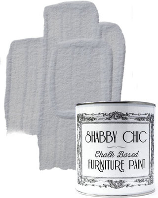 Shabby Chic Chalk Based Furniture Paint 1 Litre Grey Embrace