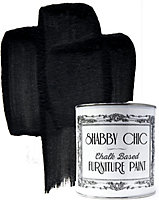 Shabby Chic Chalk Based Furniture Paint 1 Litre Liquorice