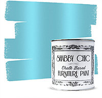 Shabby Chic Chalk Based Furniture Paint 1 Litre Metallic Blue