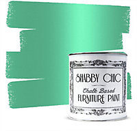 Shabby Chic Chalk Based Furniture Paint 1 Litre Metallic Green