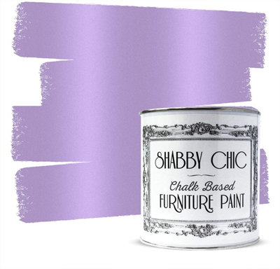 Shabby Chic Chalk Based Furniture Paint 1 Litre Metallic Purple