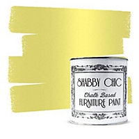 Shabby Chic Chalk Based Furniture Paint 1 Litre Metallic Yellowish
