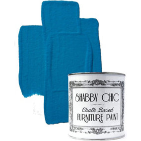 Shabby Chic Chalk Based Furniture Paint 1 Litre Nautical Blue