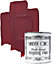 Shabby Chic Chalk Based Furniture Paint 1 Litre Nautical Red