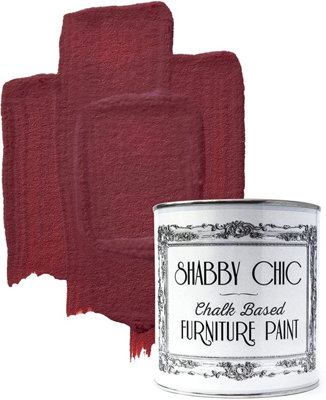 Shabby Chic Chalk Based Furniture Paint 1 Litre Nautical Red