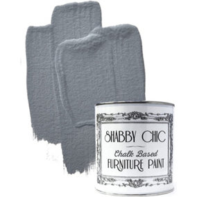 Shabby Chic Chalk Based Furniture Paint 1 Litre Pebble Grey