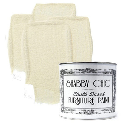 Shabby Chic Chalk Based Furniture Paint 100ml Antique White DIY at B&Q