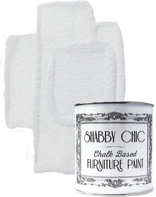 Shabby Chic Chalk Based Furniture Paint 100ml Winter White