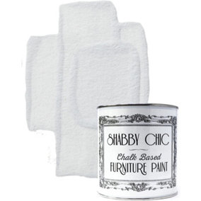 Shabby Chic Chalk Based Furniture Paint 100ml Winter White