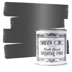 Shabby Chic Chalk Based Furniture Paint 2.5 Litre Metallic Gun Metal