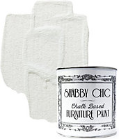 Shabby Chic Chalk Based Furniture Paint 250ml Chalky White