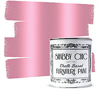 Shabby Chic Chalk Based Furniture Paint 250ml Metallic Pink Grape