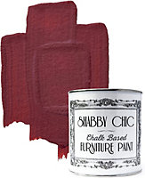 Shabby Chic Chalk Based Furniture Paint 250ml Nautical Red