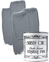 Shabby Chic Chalk Based Furniture Paint 250ml Pebble Grey