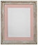 Shabby Chic Distressed Wood with Pink Mount for Image Size 10 x 8 Inch