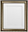 Shabby Chic Gun Metal Frame with White Mount for Image Size 14 x 8 Inch
