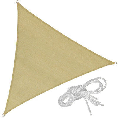 Shade Sail - triangular with UV protection 50+, water-repellent - 300 x 300 x 300 cm