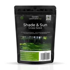 Shade & Sun Grass Seed - Lawn Seed for Shaded Areas 15-45m²