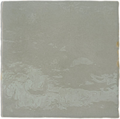 Shades Grey Rustic Hand-Made Distressed Look 132mm x 132mm Ceramic Wall Tiles (Pack of 57 w/ Coverage of 1m2) - 3