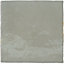 Shades Grey Rustic Hand-Made Distressed Look 132mm x 132mm Ceramic Wall Tiles (Pack of 57 w/ Coverage of 1m2)