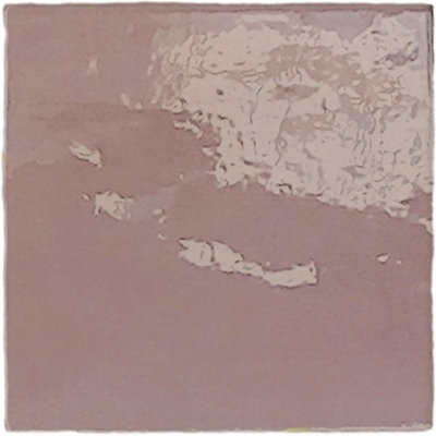 Shades Rose Rustic Hand-Made Distressed Look 132mm x 132mm Ceramic Wall Tiles (Pack of 57 w/ Coverage of 1m2) - 3